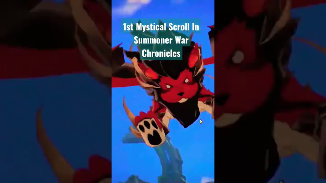 My 1st Summon Mystical Scroll in Summoner Wars Chronicles #shorts