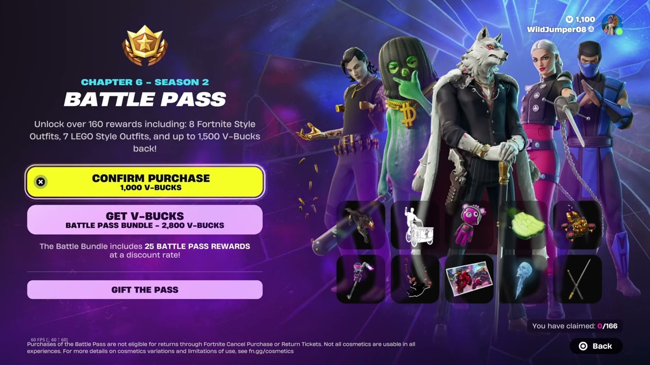 Buying The Chapter 6 Season 2 Fortnite Battle Pass