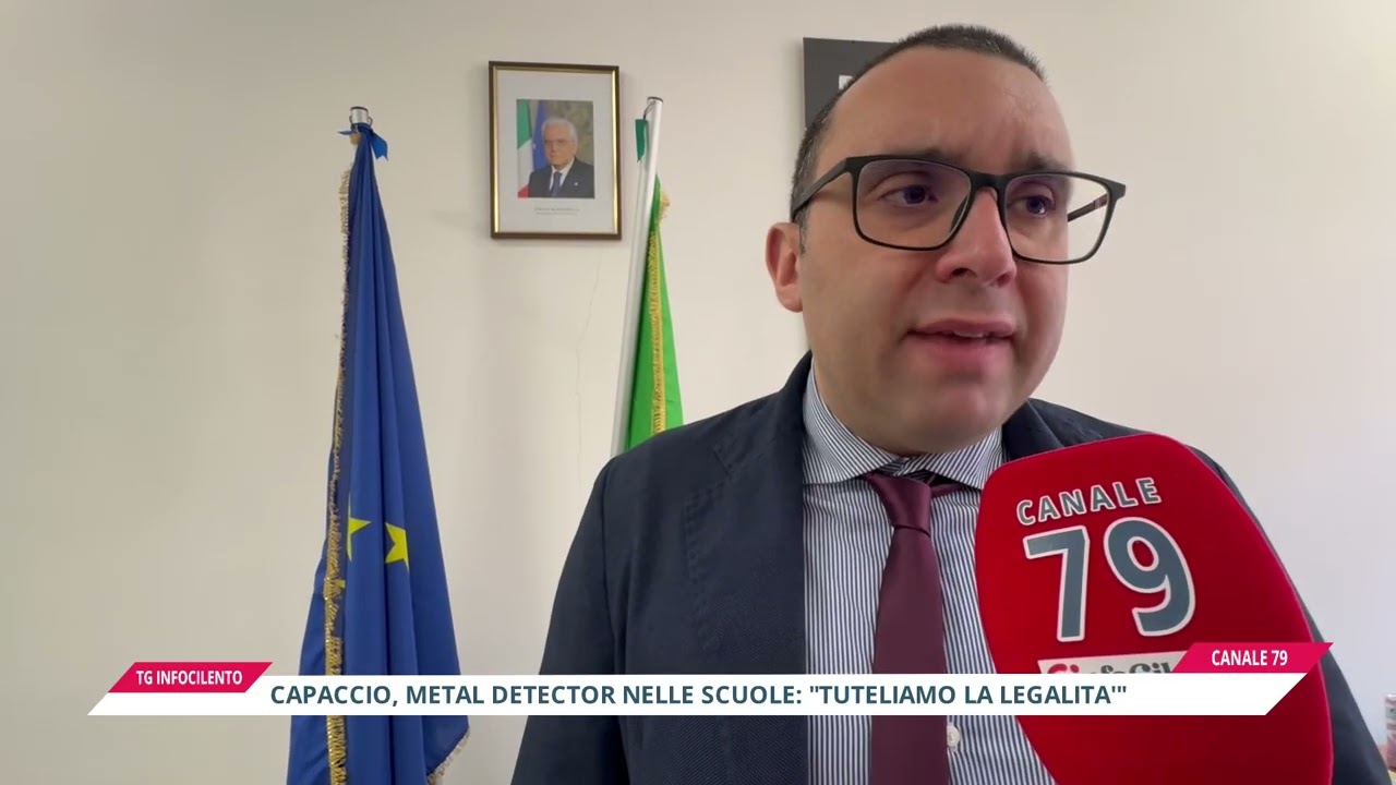 Capaccio Paestum, metal detector nelle scuole. Parla il dirigente Cerrone: "Tuteliamo la legalità"