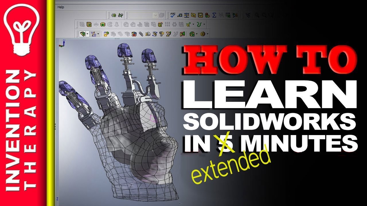 Learn Solidworks in 5 Minutes+ [Part 1] Extended Solidworks Tutorial