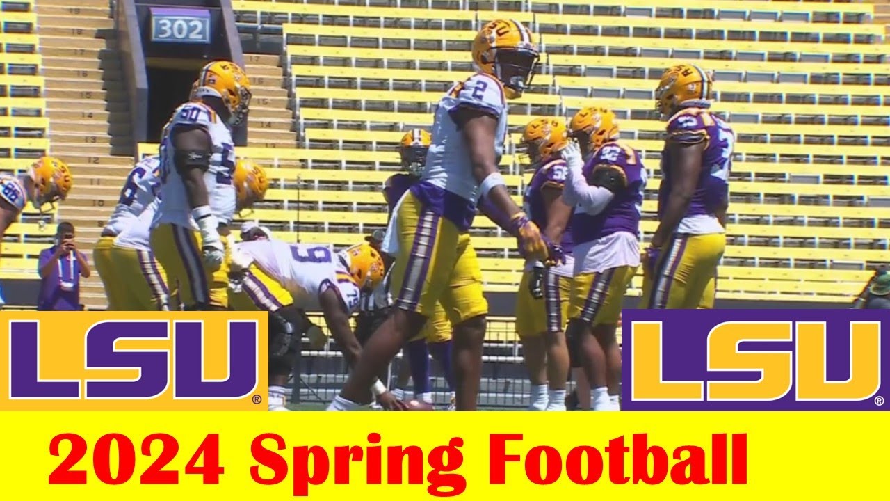 Team Defense vs Team Offense, 2024 LSU College Football Spring Game