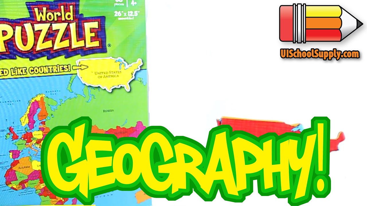 ОБЗОР ПРОДУКТА WORLD GeoPuzzle от GeoToys