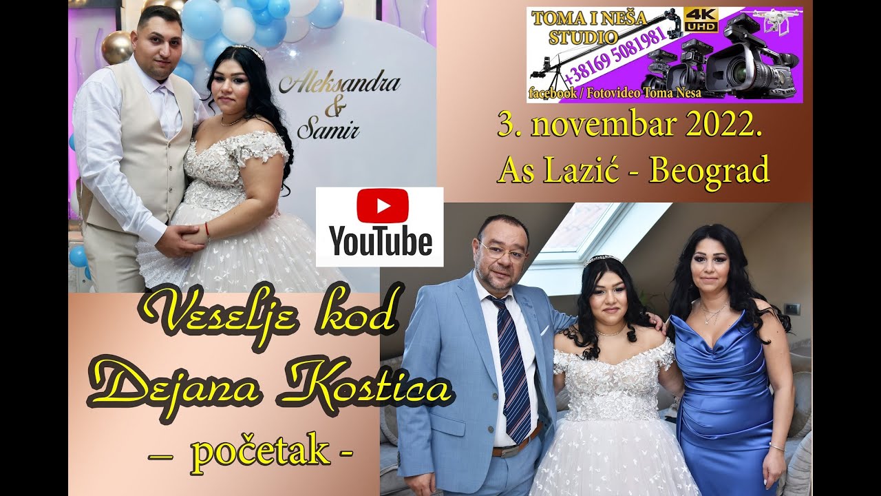 Veselje kod Dejana Kostica - Veridba pocetak- Studio Toma Nesa