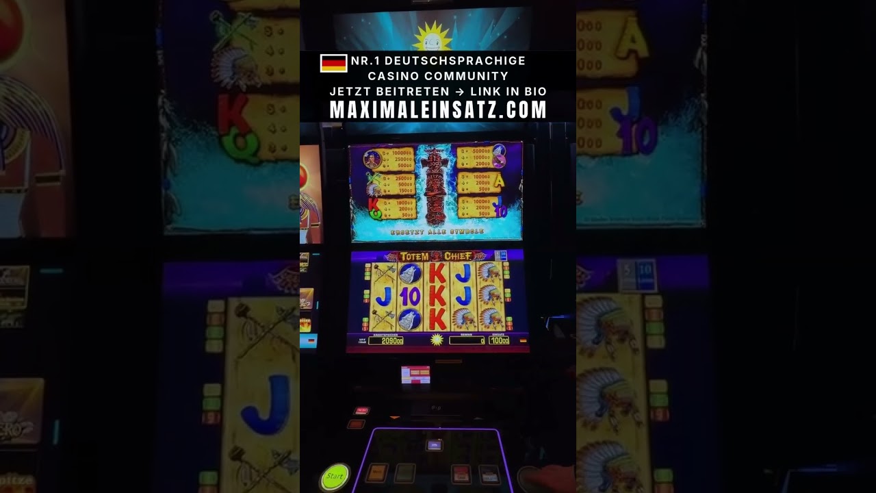 MERKUR SLOTS TOTEM CHIEF 100&euro; SPINS REAL MONEY CASINO 2026 #MAXIMALEINSATZ #SPIELBANK #SPIELO