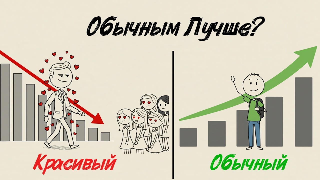 Почему «ОБЫЧНАЯ» Внешность В Итоге ВЫИГРЫВАЕТ? (6 Причин, Которые Не Любят)