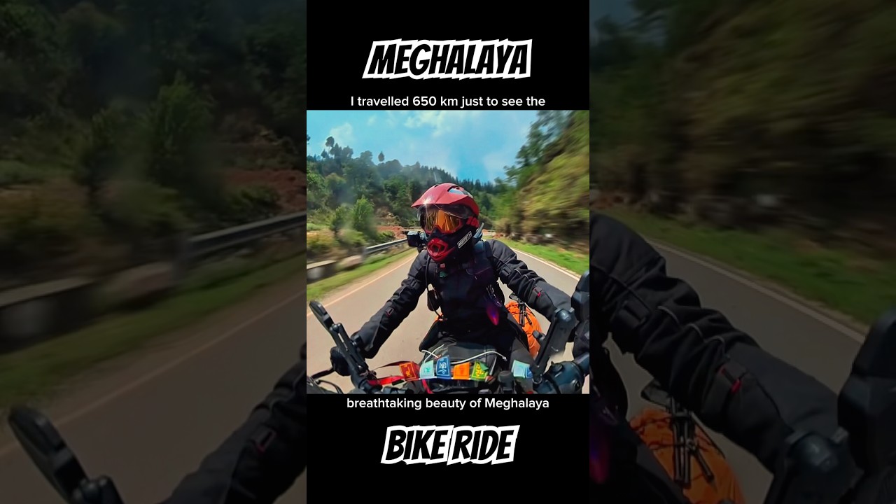 Meghalaya Bike ride😍😍 #Meghalaya #cherrapunji #shillong #northeastindia #bikeride #travel #nature