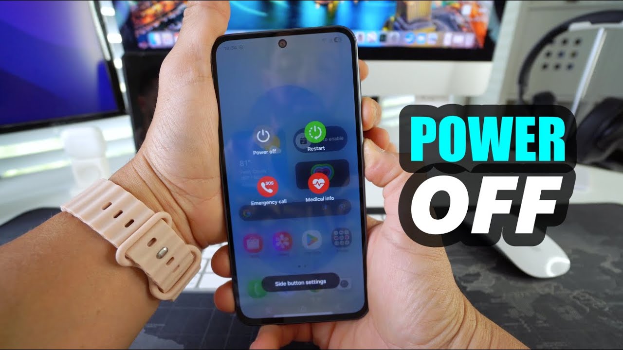 How to Force TURN OFF/ POWER OFF Samsung Galaxy A36 5G