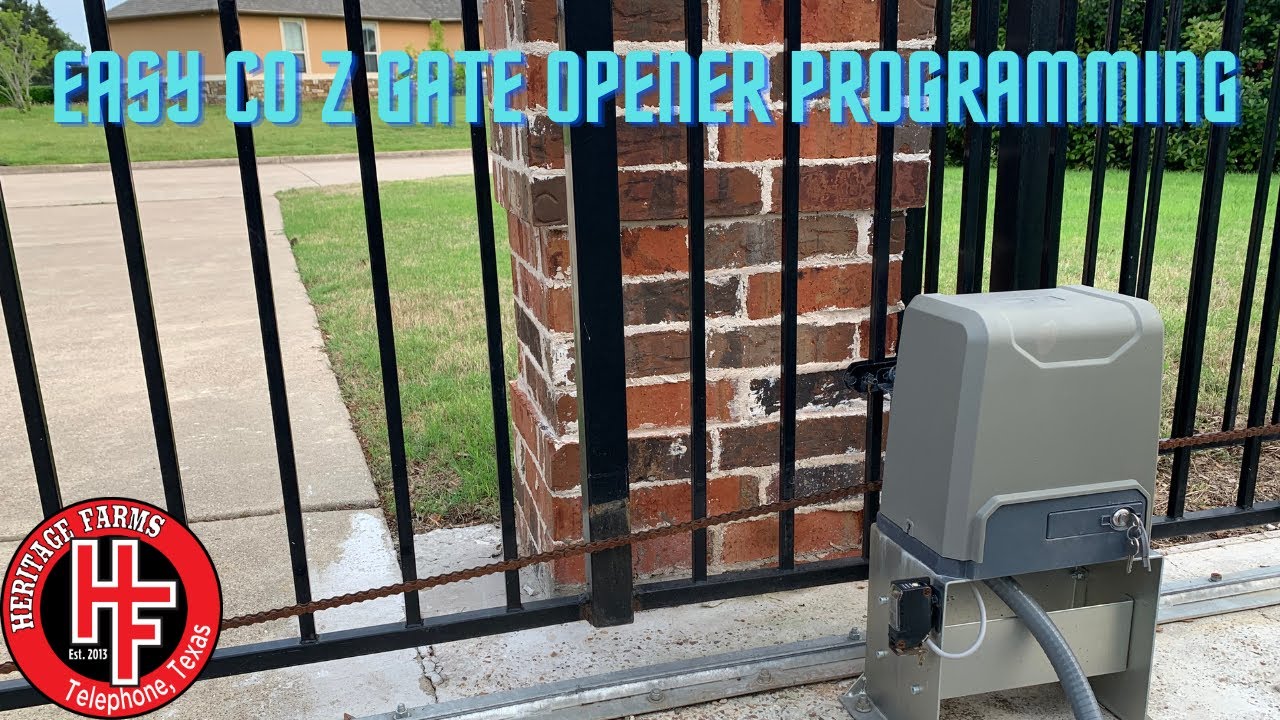 Easy Co Z Gate Opener Programing