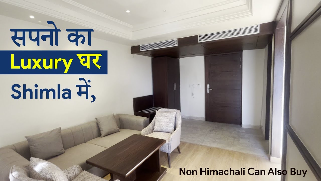 Inside a Brand New Modern Decorations Fully Furnished 1 BHK Studio Apartments in Shimla | 9915966603