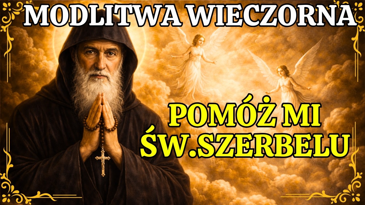 Wieczorna Modlitwa do Św. Szarbela o Pomoc | Pokój serca, spokojny sen i łaska w trudnych sprawach