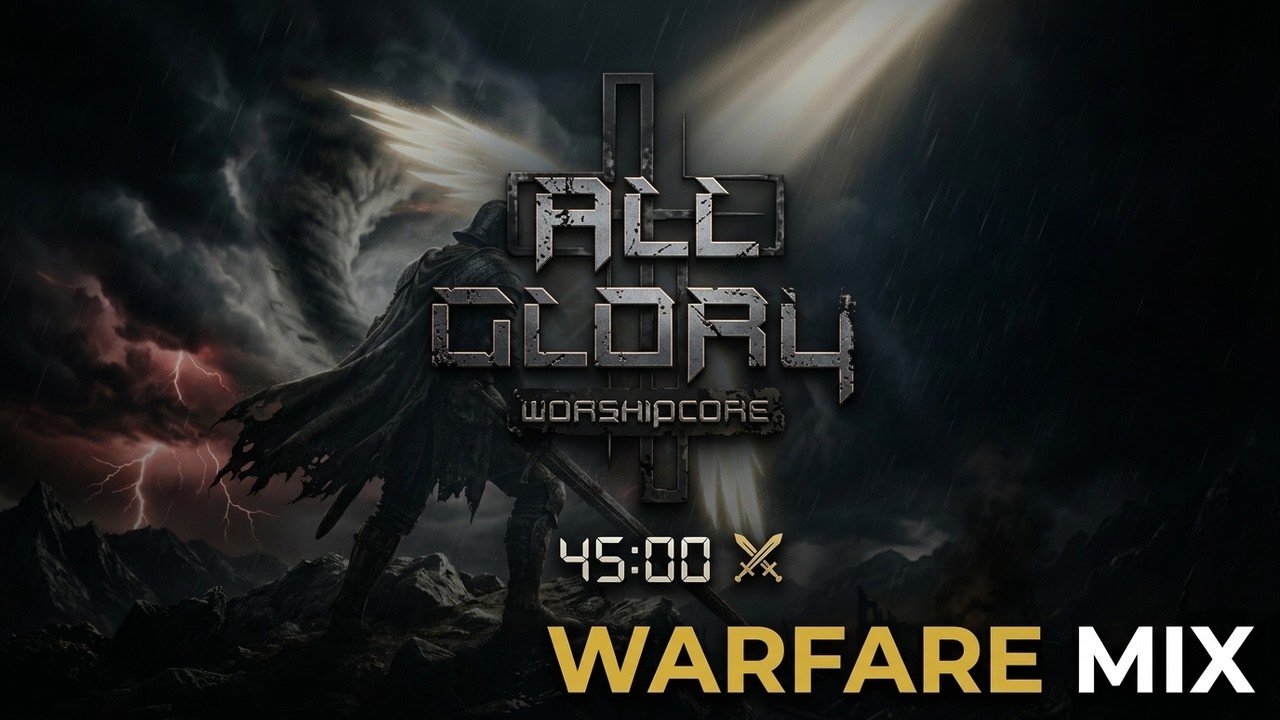 45 Minute Christian Metal Mix ⚔️ Spiritual Warfare Soundtrack | All Glory Worshipcore