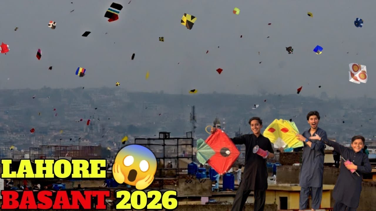 Lahore basant 2026😱 World record tor dea 😱 Har jga gudy hi gudy🪁
