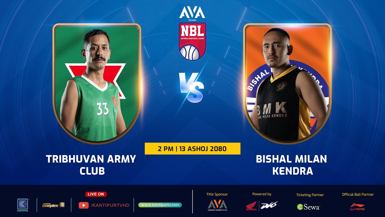 Tribhuvan Army Club vs Bishal Milan Kendra | Match 2 - NBL Nepal | 30 September 2023