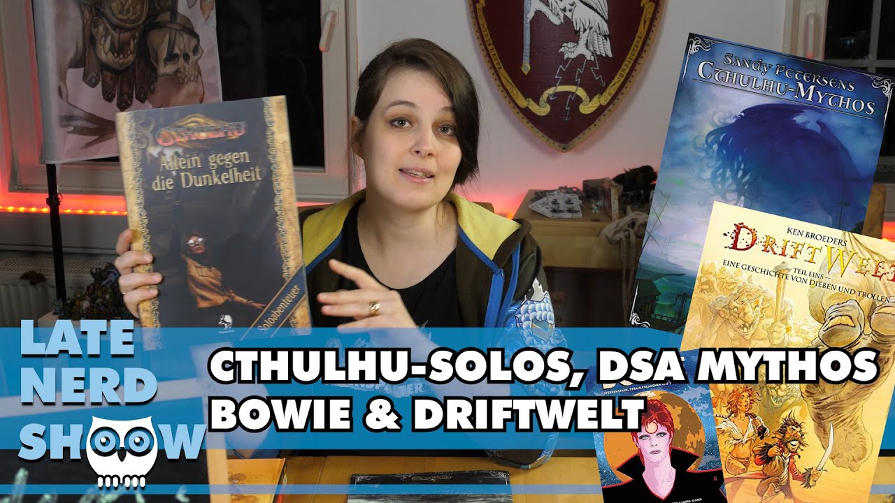 Reviews: Cthulhu-Soloabenteuer, DSA meets Cthulhu, Bowie und Driftwelt
