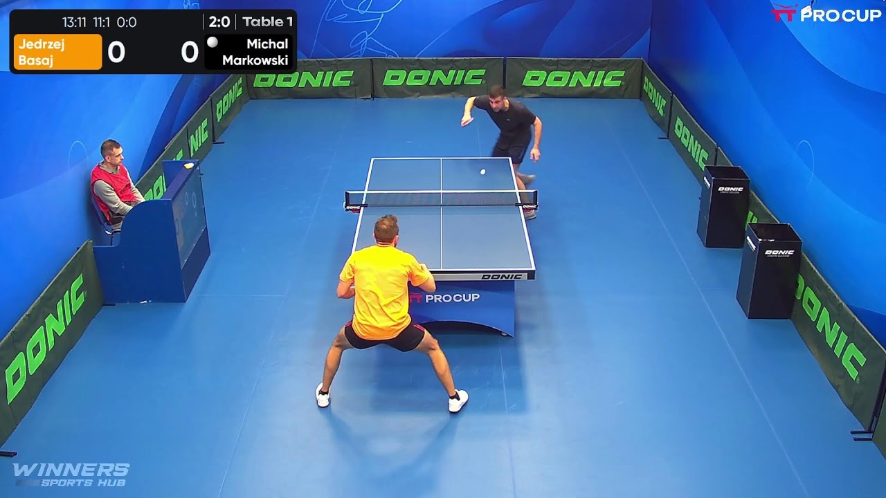 18:05 Jedrzej Basaj   3-0  Michal Markowski  12.03.2023 | Table Tennis TT Pro.Cup Master