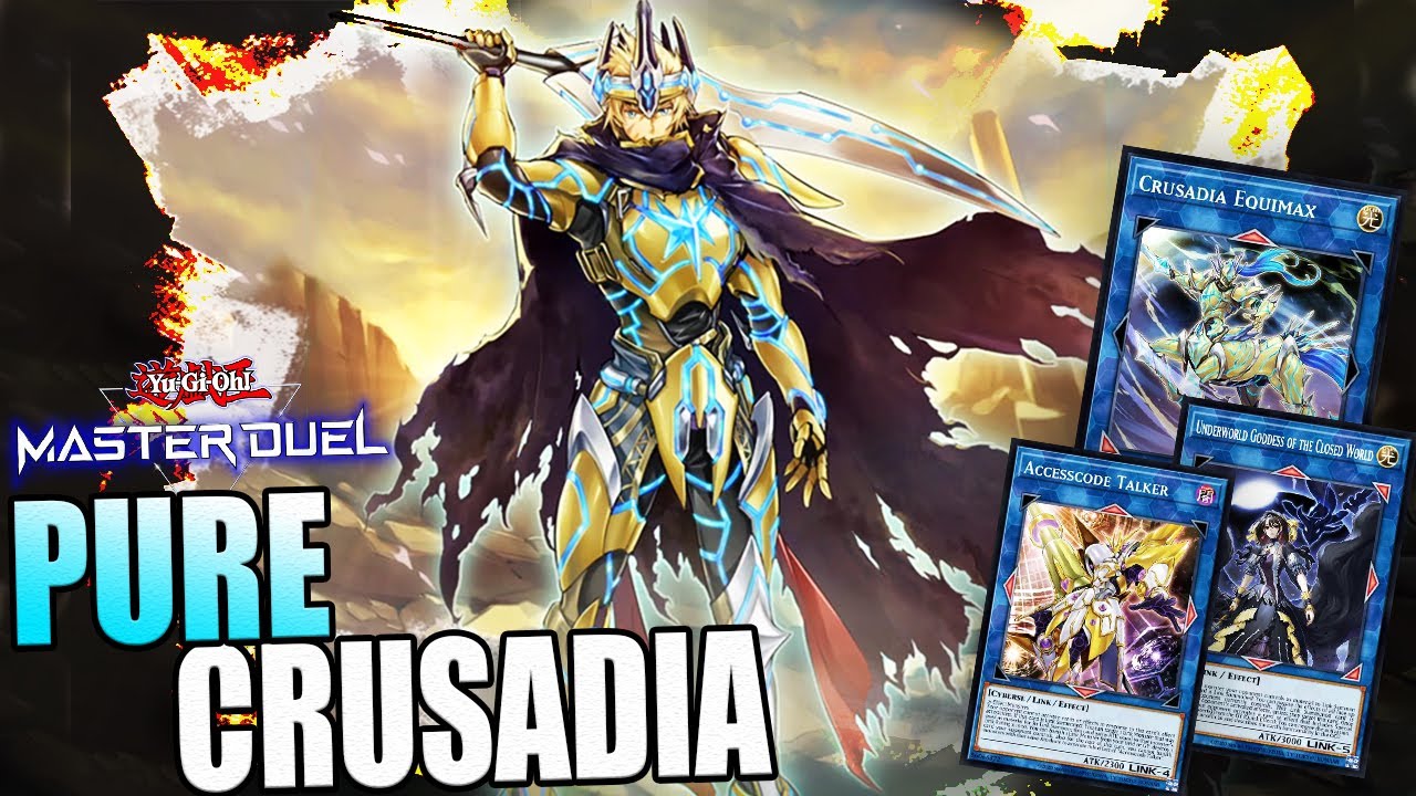 [Yu-Gi-Oh MASTER DUEL] CRUSADIA OTK & NEGATES! - Platinum 1 Gameplay