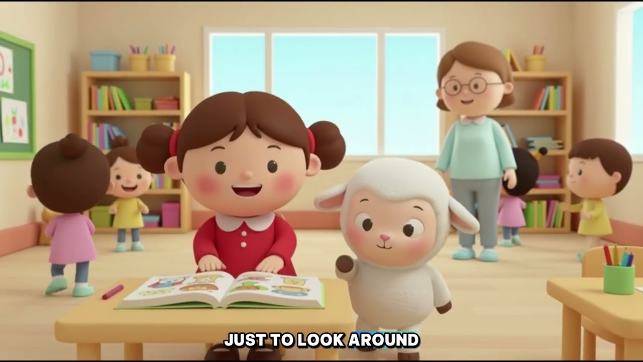 Mary Had a Little Lamb | Cute Animal Song for Toddlers