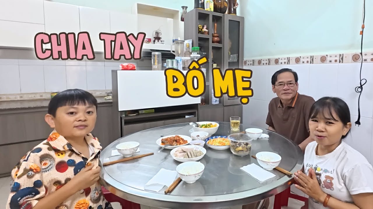 Bữa Cơm Chia Tay Bố Mẹ Tiếp Tục Chuyến Hành Trình Mới || Vợ Chồng Bé Bỏng