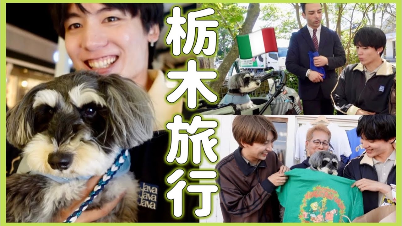 🐶わんこと行く栃木旅行！佐野プレミアムアウトレット・イタリアン