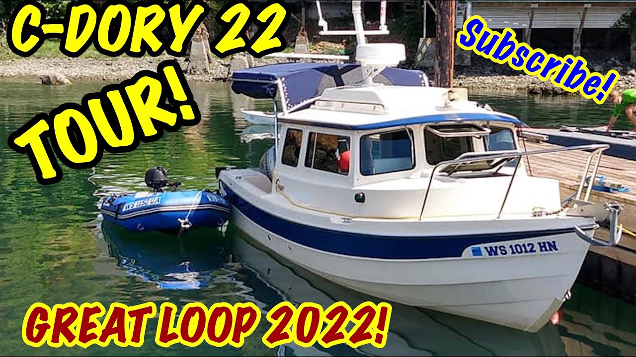 Экскурсия на лодке C-DORY 22 — ПОЛНЫЙ ЭКСКУРСИЯ по нашей лодке снаружи и внутри! Как у Трипа Смит...