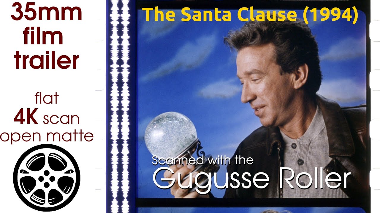 The Santa Clause (1994) 35mm film trailer, flat open matte, 4K *CROPPED