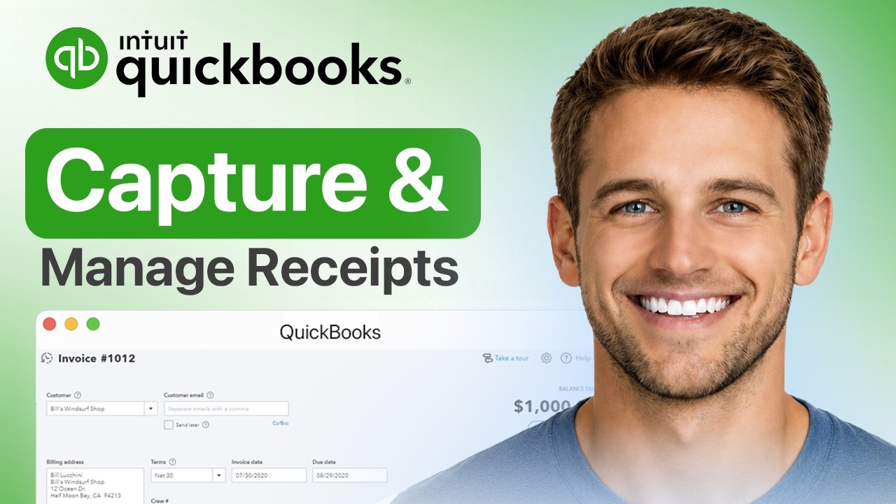 QuickBooks Online How to Capture & Manage Receipts (Expenses & Bookkeeping Guide) - 2026