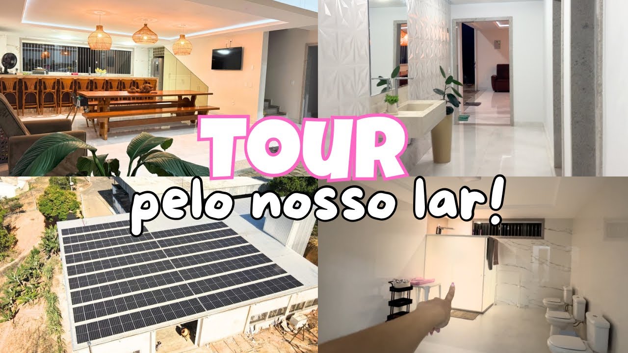 VLOG DE DONA DE CASA | TOUR PELO NOSSO LAR ACONCHEGANTE! 🏡✨