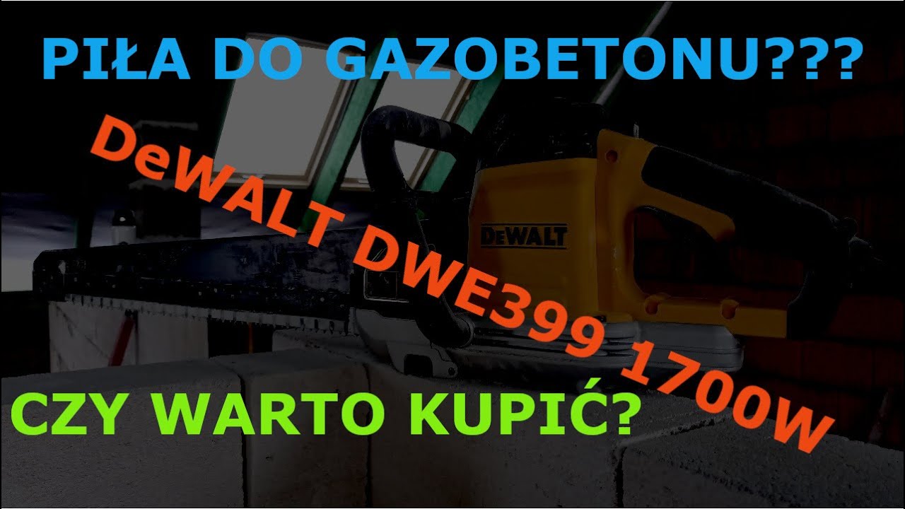 DeWalt DWE399. Piła do gazobetonu