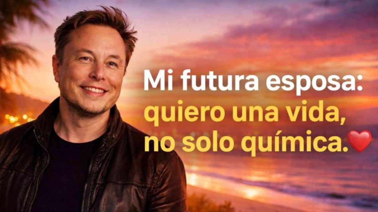 “Mi futura esposa: quiero una vida, no solo química.”