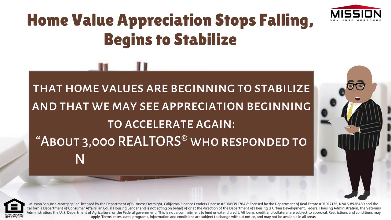 Home Value Appreciation Stops Falling, Begins to Stabilize
