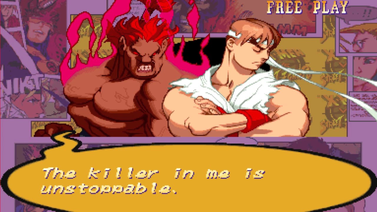 X-Men vs Street Fighter - Akuma & Ryu