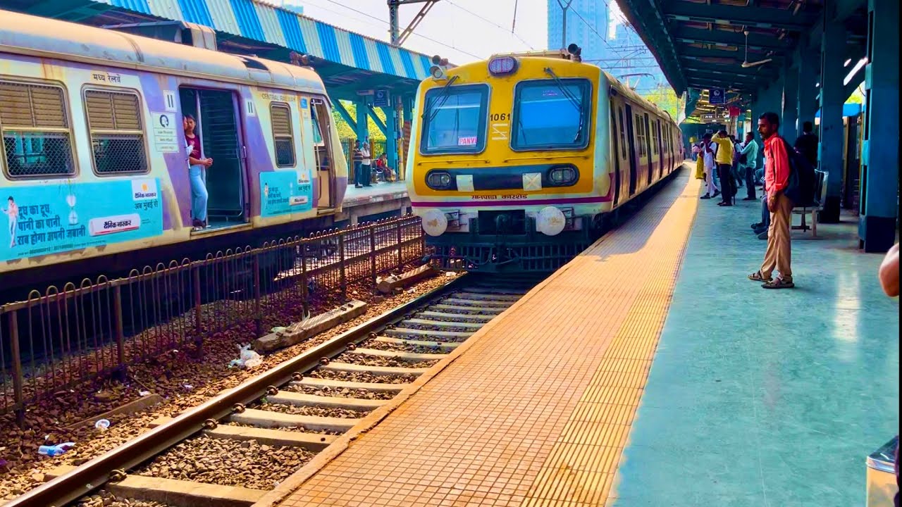 Mumbai Local Train ll Cotton Green Railways Station #mumbailifeline #mumbailocaltrains #localtrain