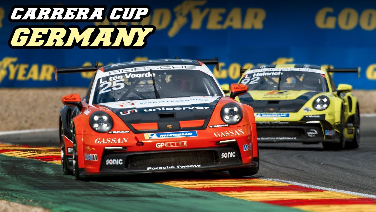 VERY LOUD Porsche 992 GT3 cup | 2021 Carrera cup Germany, first race at Spa