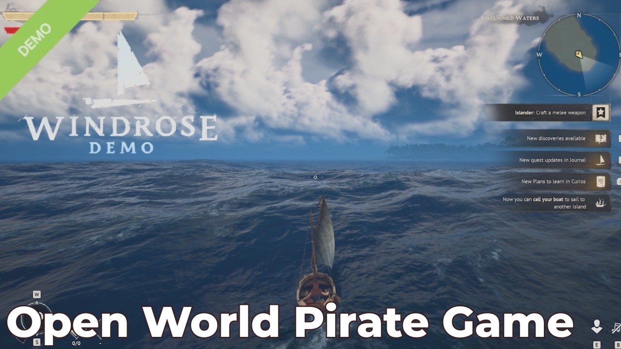 Windrose Demo | Pirate Survival, First Island & Crafting Exploration