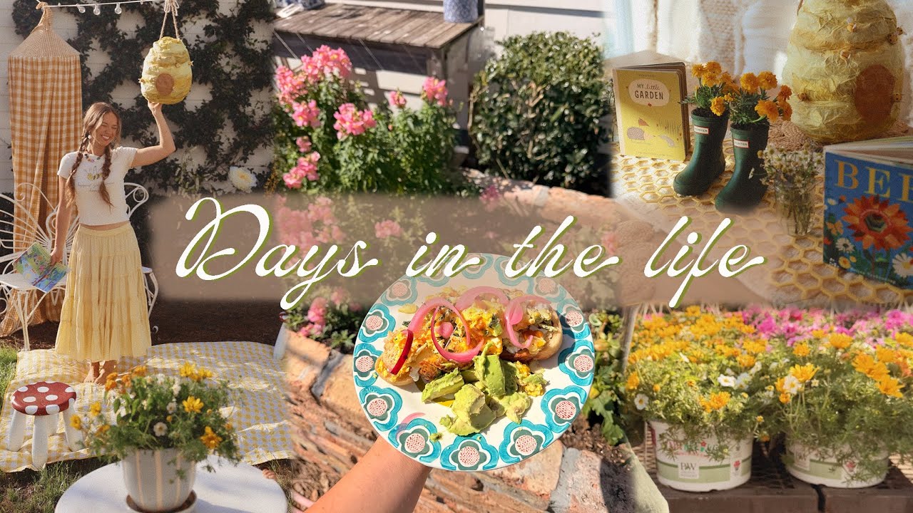 It's almost Spring...🌼 garden updates, hosting, & tidying up!