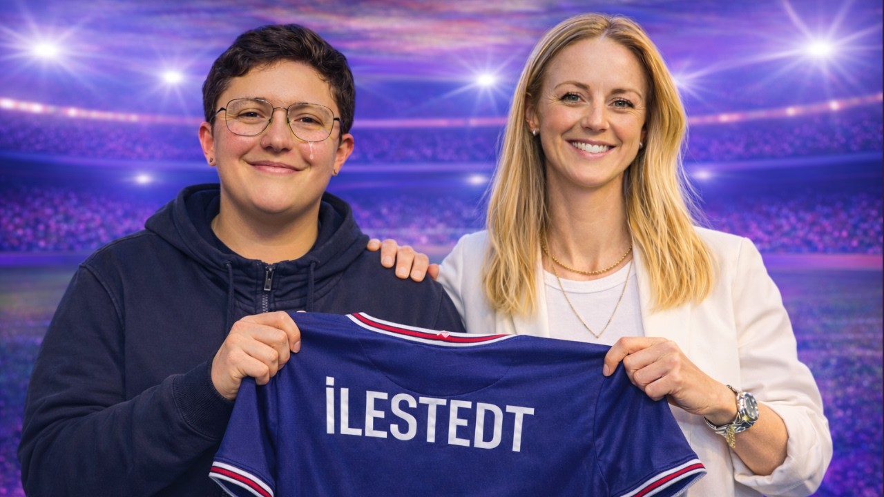 Amanda Ilestedt m'a OFFERT son MAILLOT !!