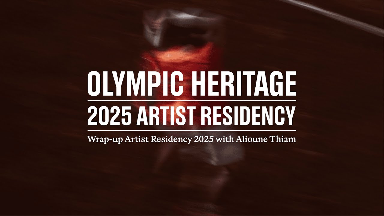 WRAP-UP Artist Residency 2025 at La Becque featuring Alioune Thiam | OLYMPIC HERITAGE