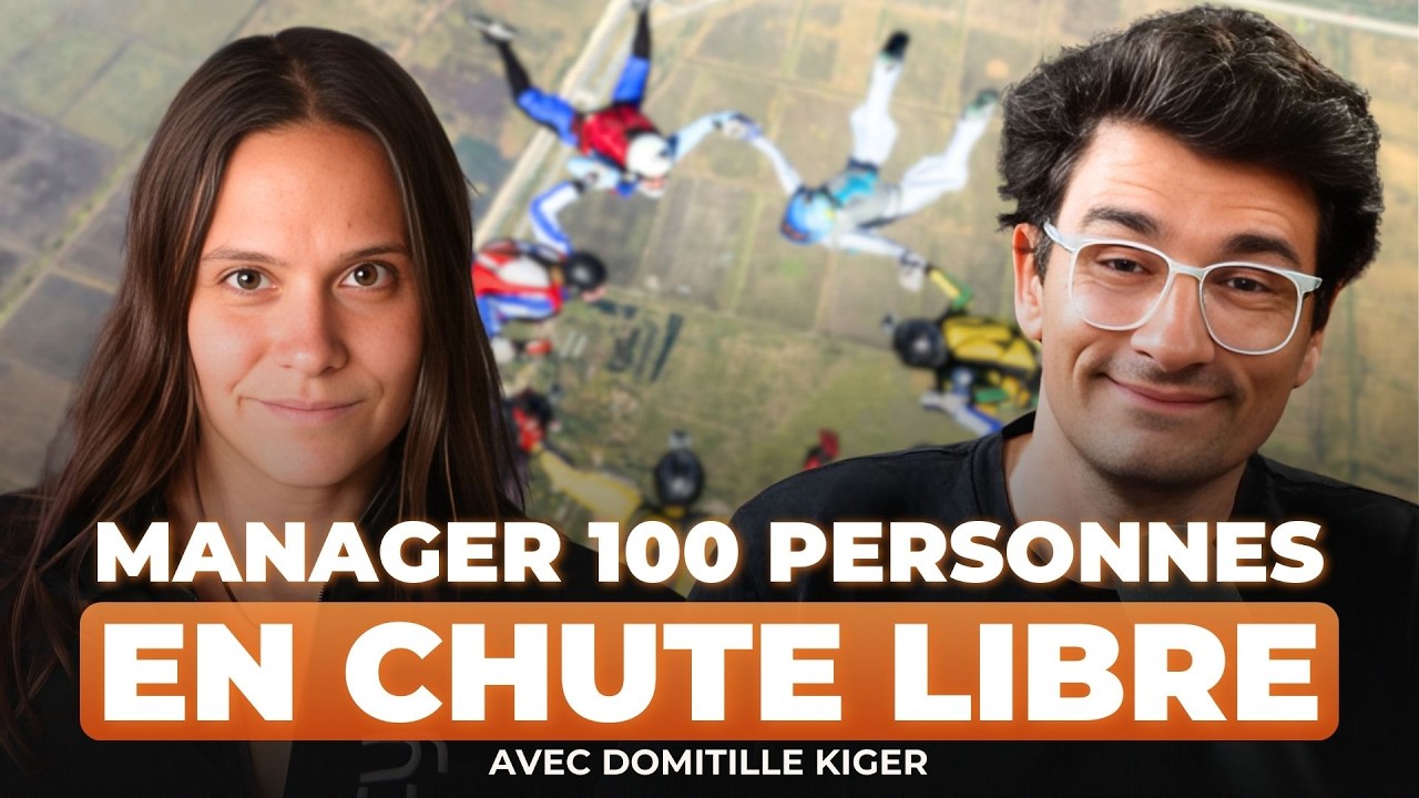 Les leçons de management d’une championne du monde de chute libre avec Domitille Kiger