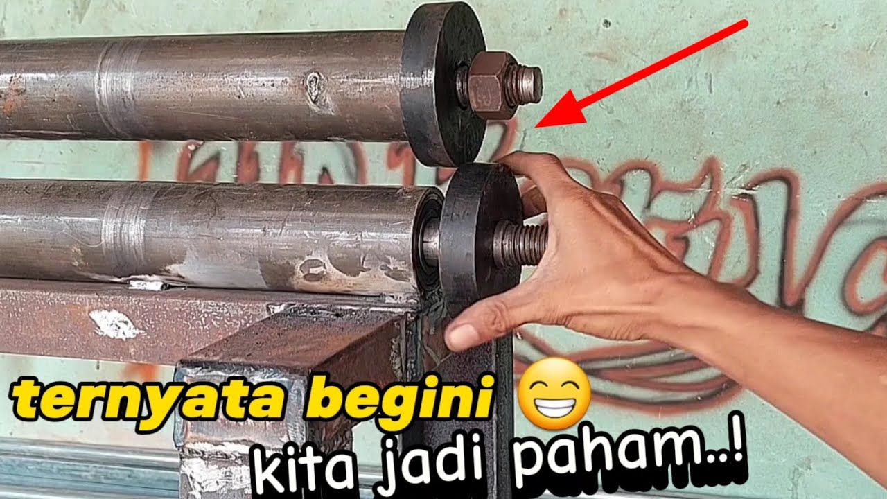 bagai mana cara membuat mesin potong plat||cutting machine|rotary shearing machine