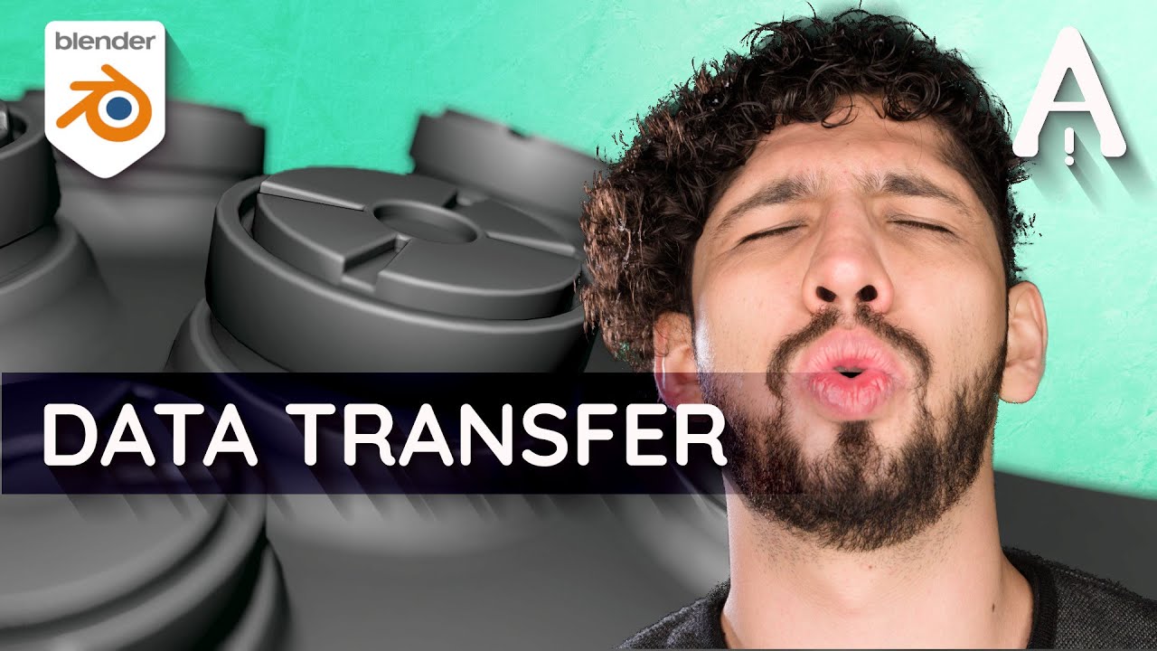 ¿Cómo utilizar el modificador Data Transfer? | Modelado 3D Blender