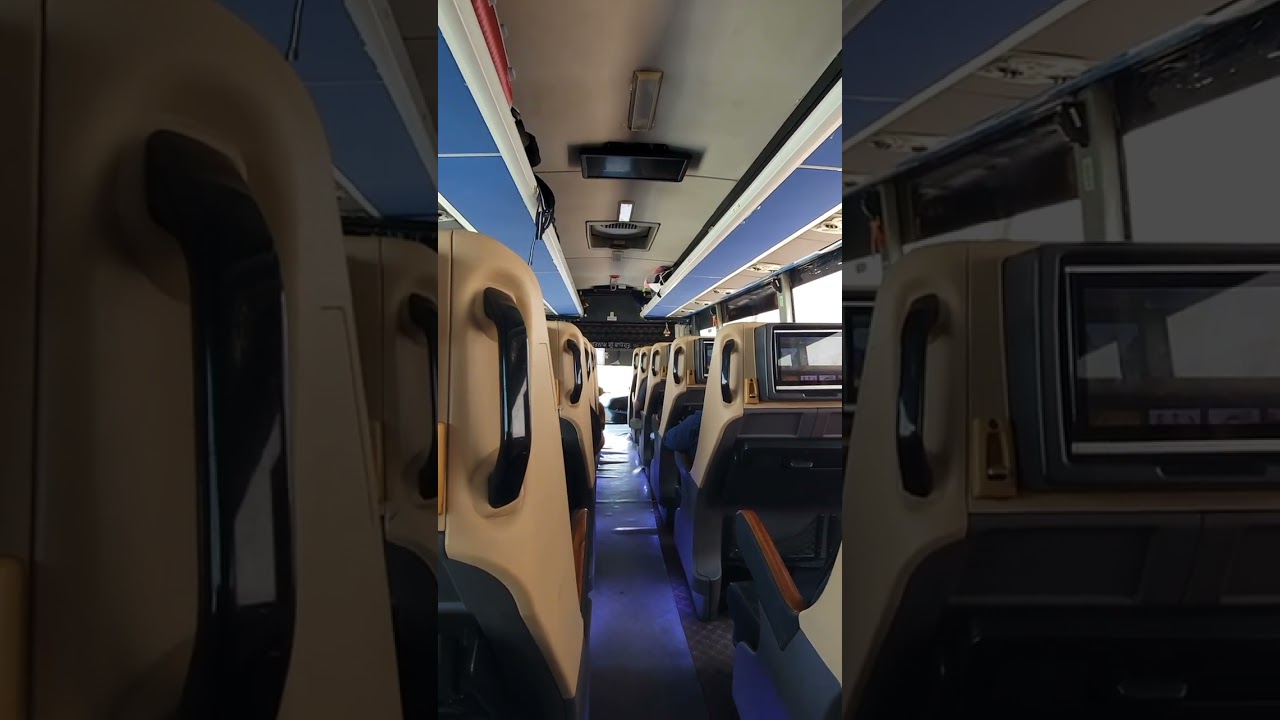 Indo-Canadian bus Delhi to Punjab route, quick inside tour #indocanadian #punjab #delhi #bus #bustou
