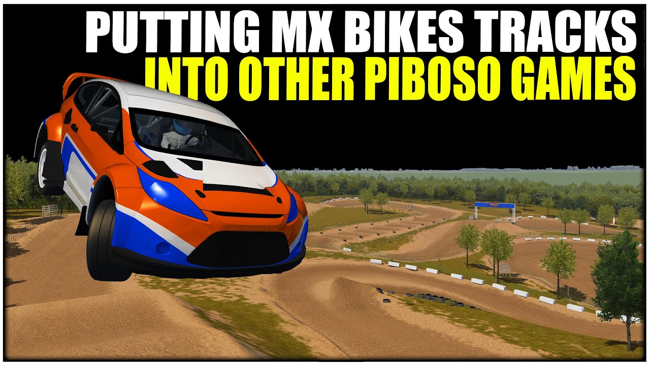 I PUT MX BIKES TRACKS INTO A DIFFERENT PIBOSO GAME!