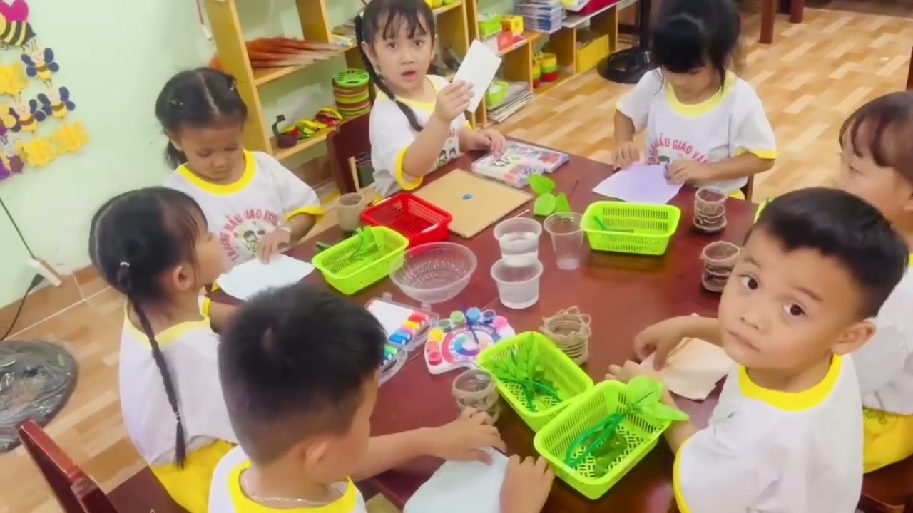 CÁC BÉ LỚP LÁ 5 THAM GIA HOẠT ĐỘNG 