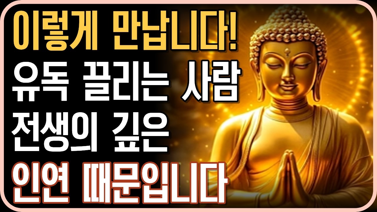전생의 업이 현생의 인연이다 | 전생의 이것 때문이다 | 부처님지혜 | 부처님말씀 | 석가모니가르침 | 불교철학