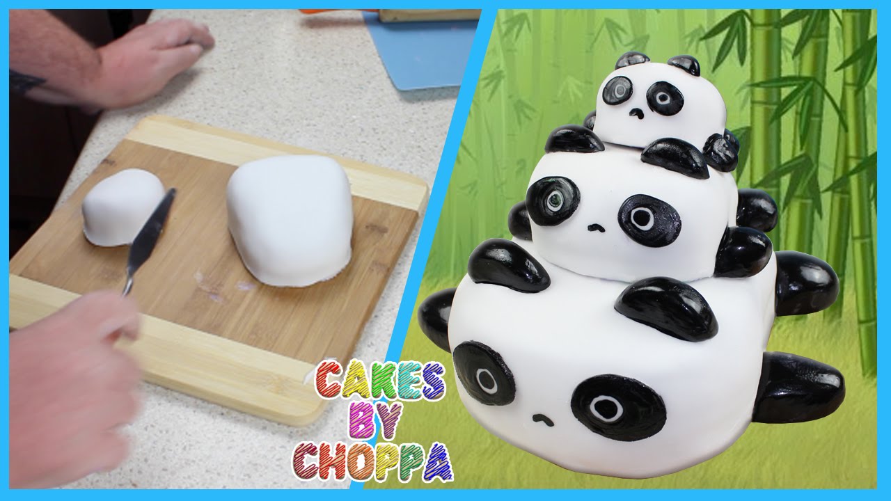 PANDA Cake {Stackable} - (How To)