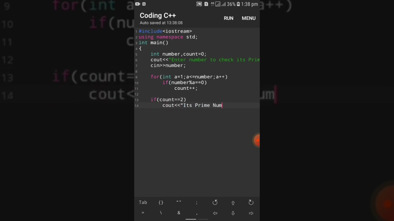 Prime number cheak in c++ programming | coding c++ | cpp programming language | prime number c++