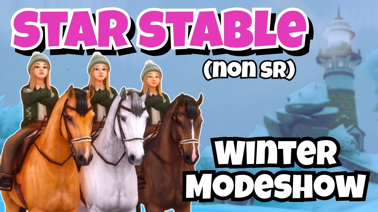 Winterse Modeshow ⛄ Dressuurles & Spelletjes ✨ Star Stable Online (Non SR)