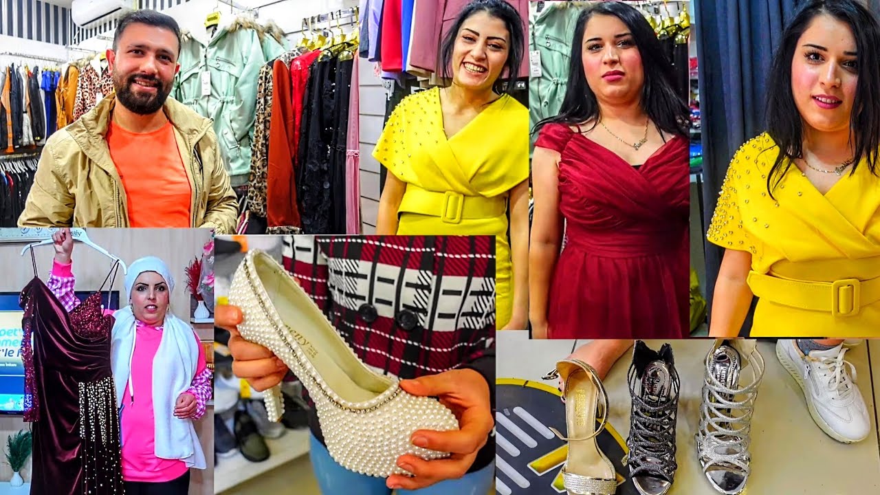 وأخيراً اشترينا فساتين سهرة مشان عرس تولين في محل برنسيس مودا 🛍️ شوفو شو اشترينا 😍😍