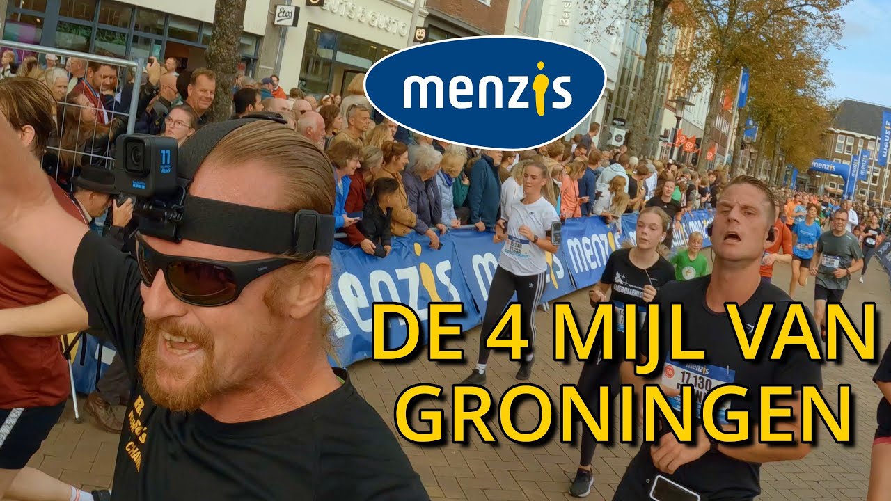 De 4 Mijl van Groningen 2023 - A 6.4km Running Match - Virtual Run - Treadmill Run
