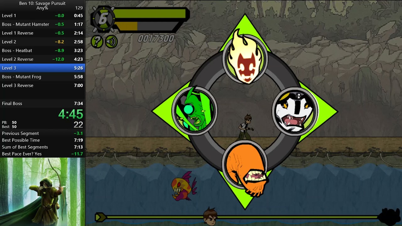 Ben 10: Savage Pursuit: Any% - 7:19.967 - (Former WR)